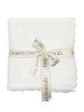 100% Cotton Knit Baby Blanket, Baby Knits, 100cm×60cm, Elegant and Nuetral Very Soft Cotton Blanket, 0-12 Months Baby, Oat.