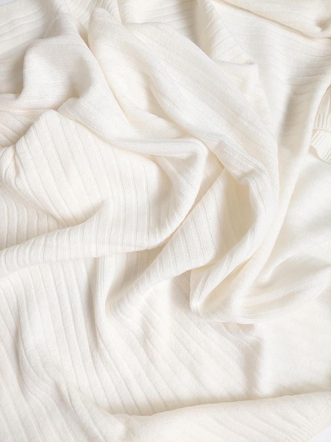 100% Fine Merino Wool Baby Blanket, Very Soft, Recieving Blanket, Merino Wool Swaddle, 100cmx60cm, Lightweight and Warm, Wool Baby Blanket, Cream. (Cream)